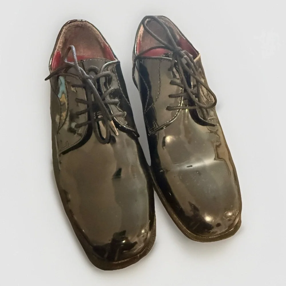 Classic Formal Oxford Men's Shoes Size 9.0 M, Black Patent